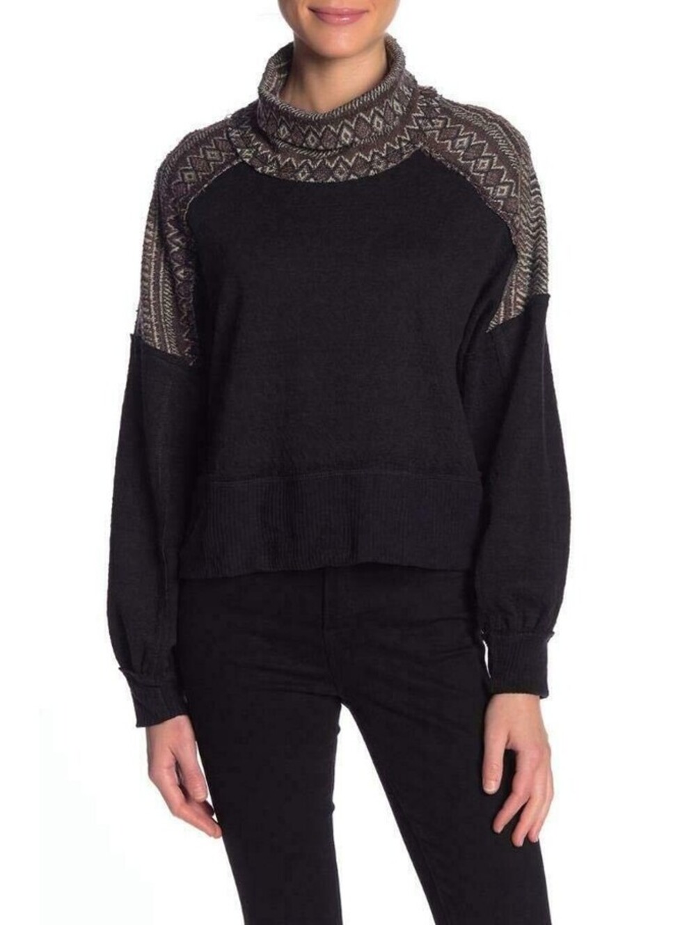 Free People at The Lodge Tee Dark Combo SM (Women's 4-6)